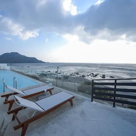 Nostos Beachfront Sea View Privet Pool Vilă