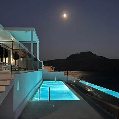 Nostos Beachfront Sea View Privet Pool