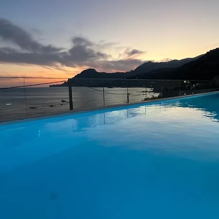 Nostos Beachfront Sea View Privet Pool *
