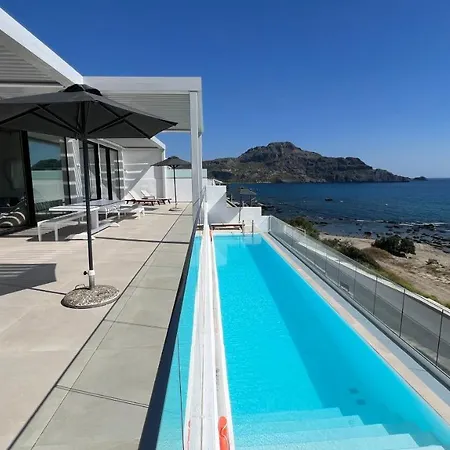 Nostos Beachfront Sea View Privet Pool